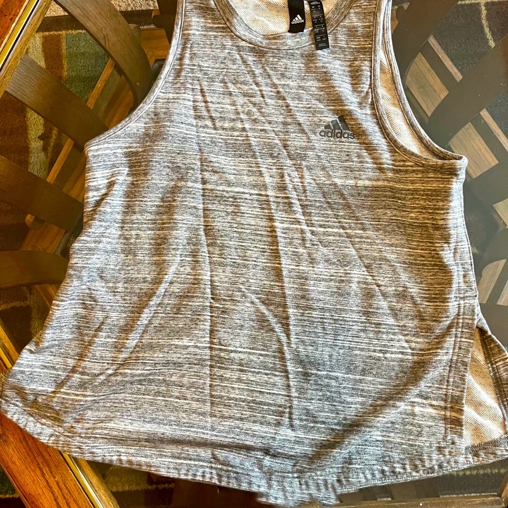 Medium three stripe Adidas top